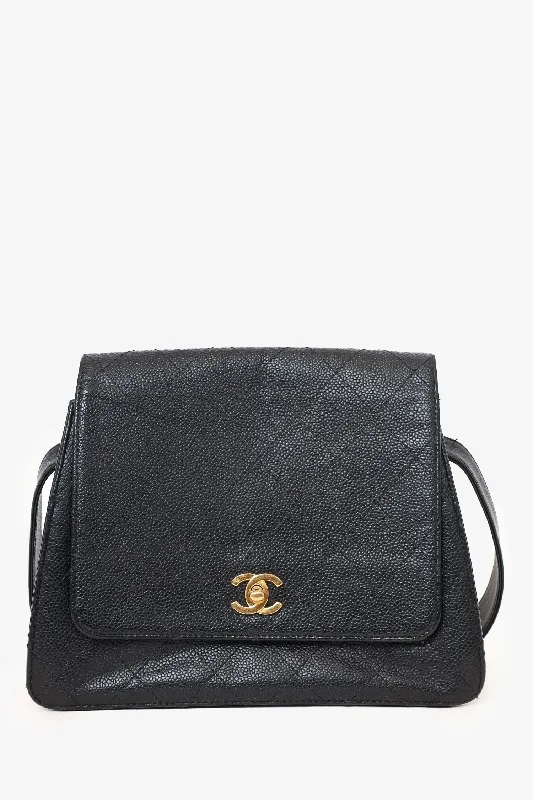 Unleash Your Style Pre-Loved Chanel™ 1997-99 Black Caviar CC Turn Lock Flap Bag