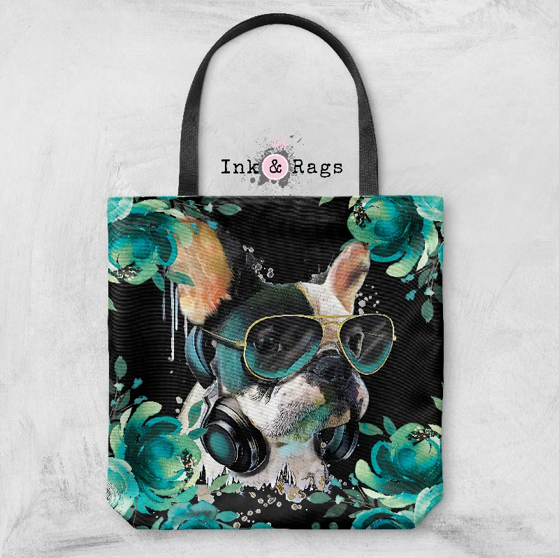 Contemporary Casual Deals Teal Frenchie Casual Tote
