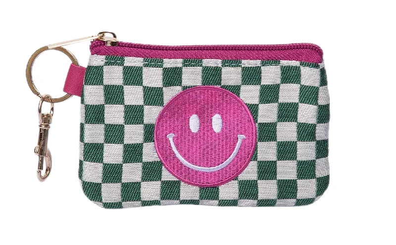 Style Without Limits CHECKERED ZIP WALLET
