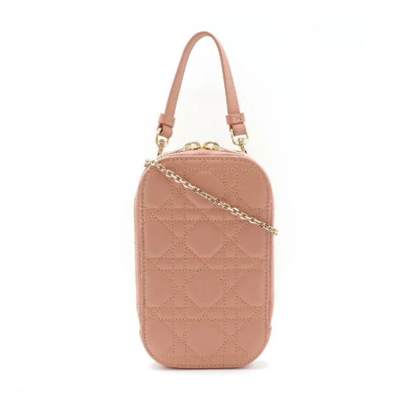 Tote Bag For Office Use Dior Lady Dior Leather Phone Holder Crossbody