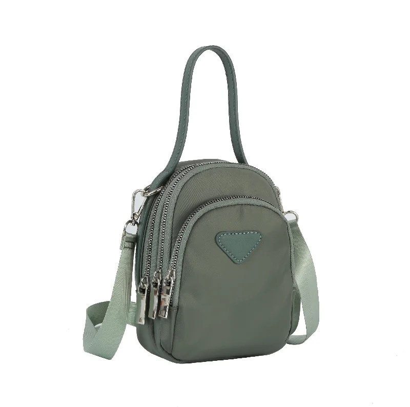 Don't Miss Out Triple zip top handle crossbody