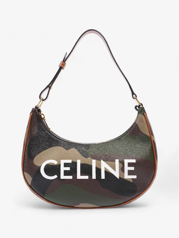 Valentine's Day Celine Ava Bag Camouflage Coated Canvas