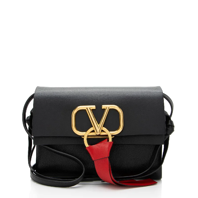 Hot Sale Valentino Leather Vring Shoulder Bag (SHF-poMus3)