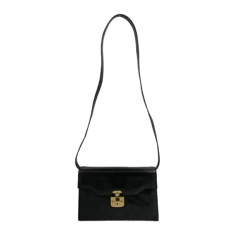 Durable Fashion Picks GUCCI/Cross Body Bag/Black/Leather/