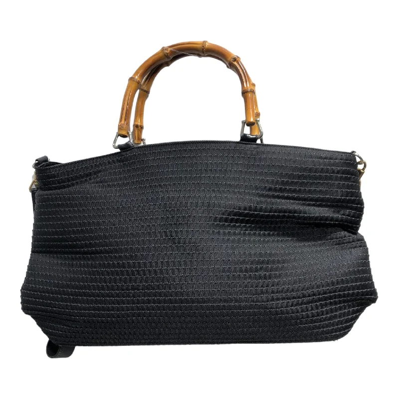 Luxury Bags On Sale GUCCI/Bag/BLK/Bamboo handles