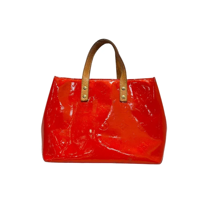 End-Of-Season Clearance LOUIS VUITTON/Hand Bag/FREE/Leather/RED/embossed monogram leather