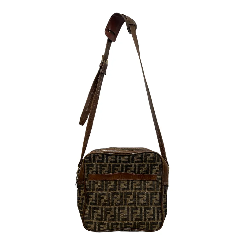 Huge Markdowns FENDI/Cross Body Bag/OS/Monogram/Leather/BRW/