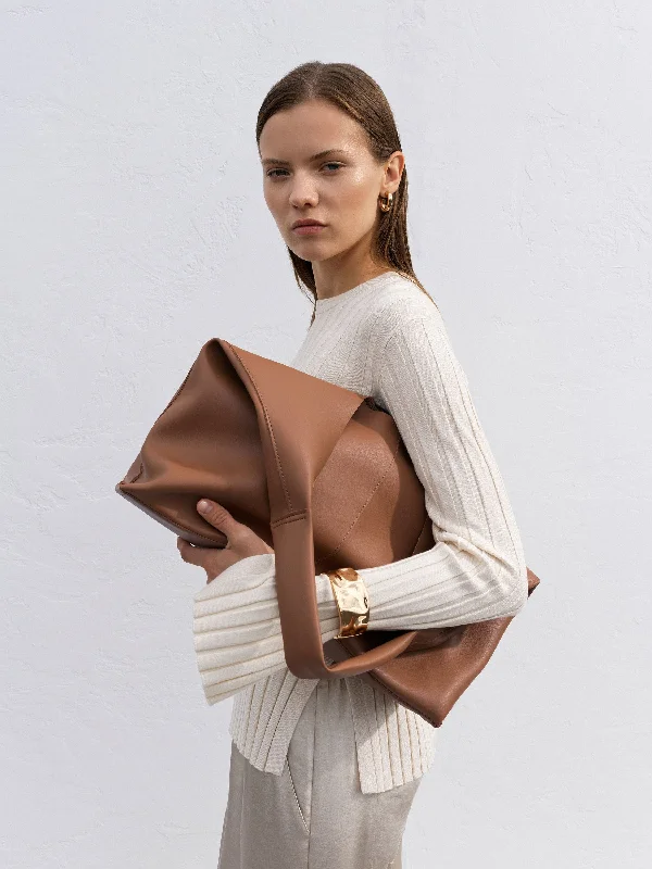 Hot Items Slouchy Vegan Leather Bag