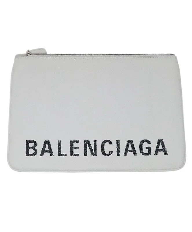 Stylish Bag For Women Balenciaga White Leather Handbag Stylish Bag For Women
