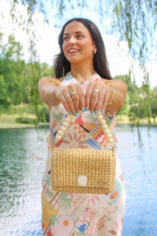 Coastal Charm Straw Bag