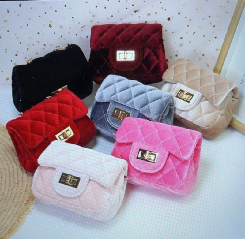 Office Professionals Mini Velvet Purse