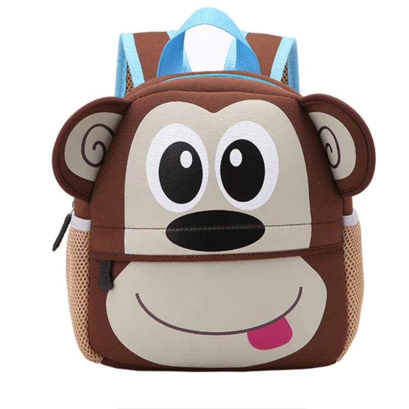 Bags With Tsa-Approved Features 3D Monkey Bag Backpack For Kids Children