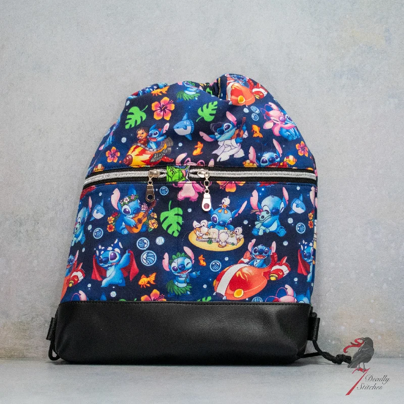 Blue Alien Adventures Backpack