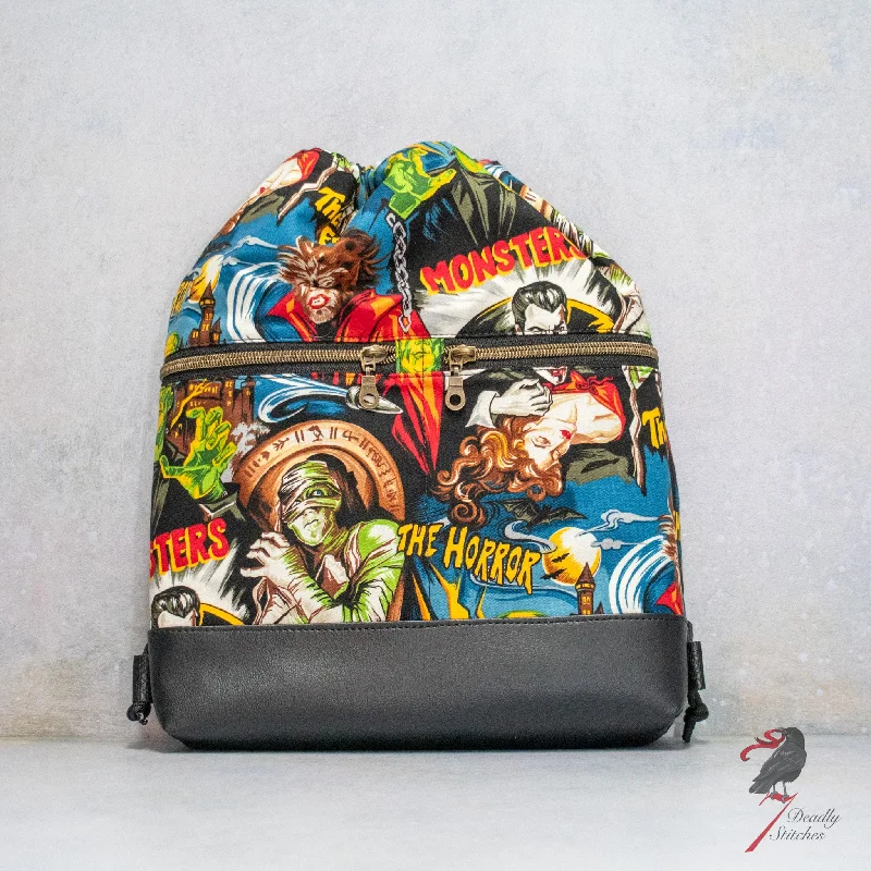 Classic Horror Characters Begonia Backpack