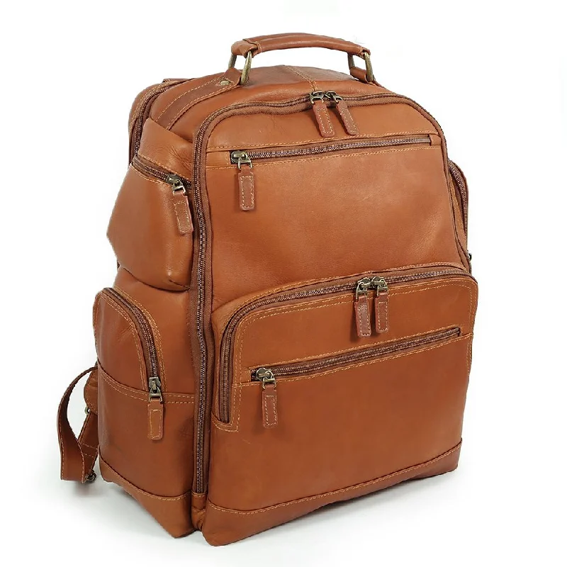 DayTrekr Backpack with pockets -tan