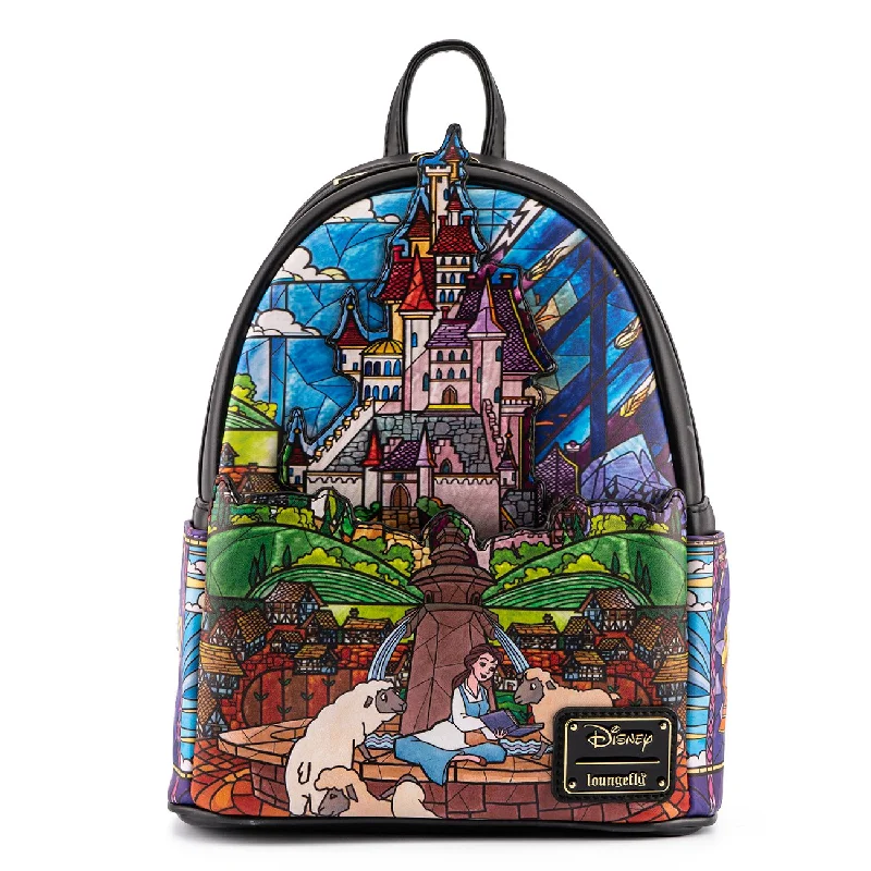 Loungefly Disney Princess Belle Castle Series Mini Backpack