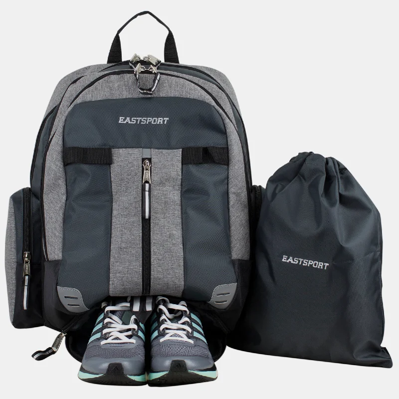 Eastsport Oversized Expandable Backpack with Removable Easy Wash Bag