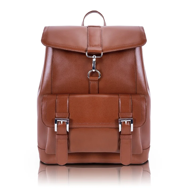 HAGEN | 15” Leather Laptop Backpack