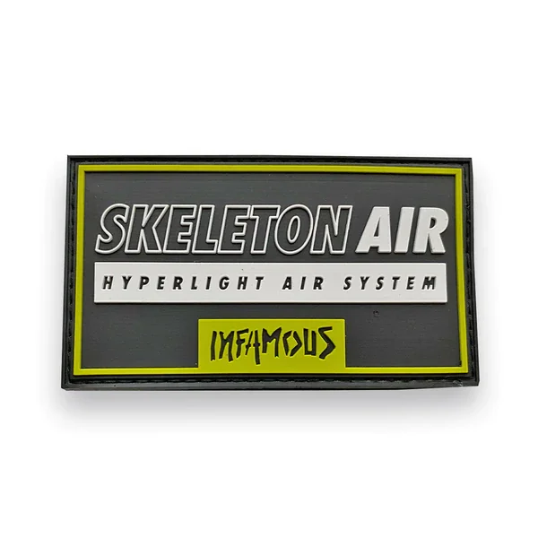 Skeleton Air Full Patch Black/Volt