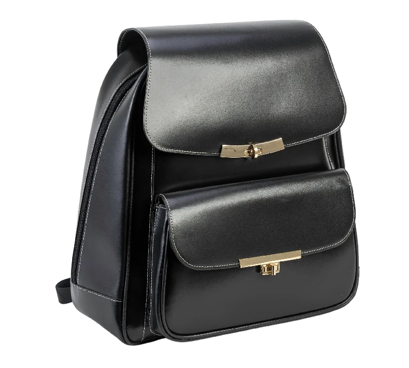 KENDALL | 11" Leather Business Laptop Tablet Backpack