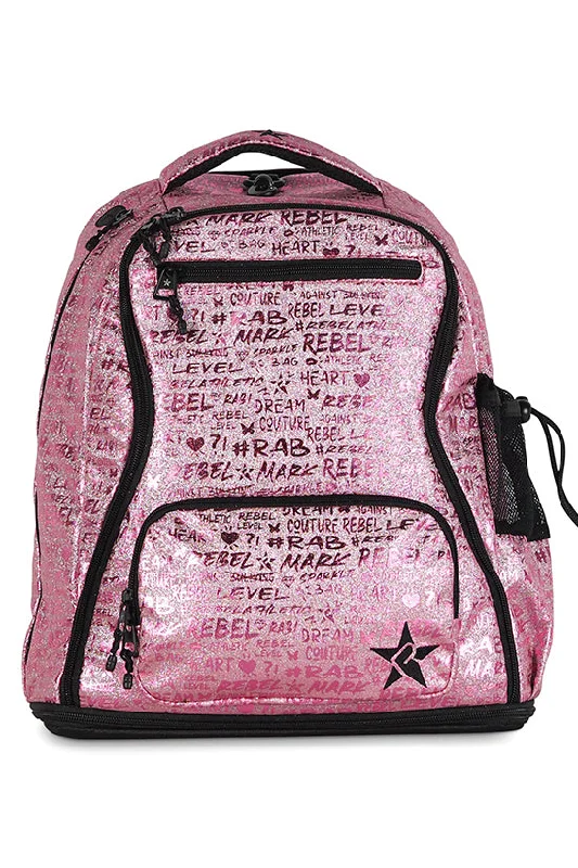 Anti-Theft And Budget-Friendly Bags Signature in Pink and Black Rebel Dream Bag with Black Zipper