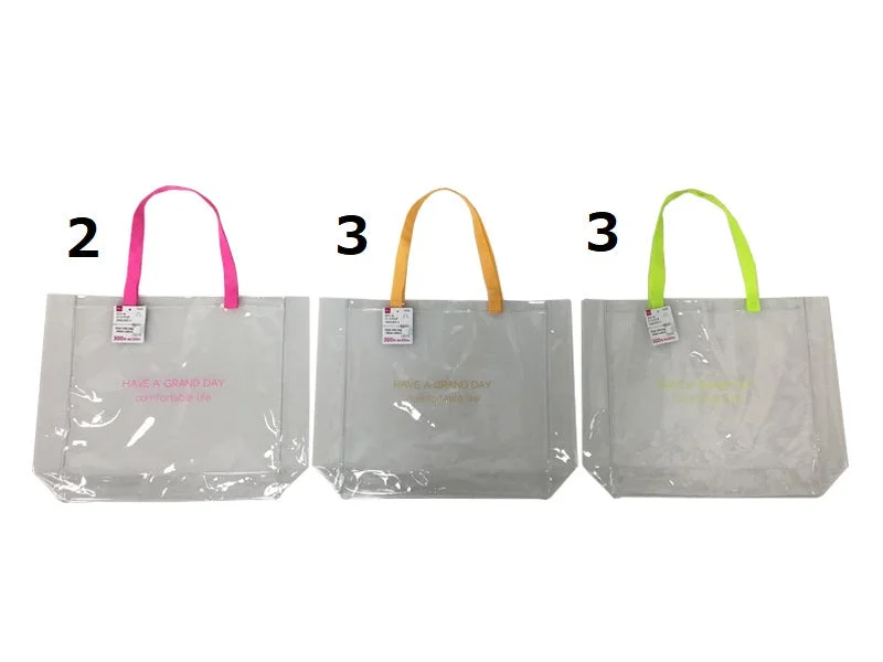 Vinyl tote bag -Neon colors-