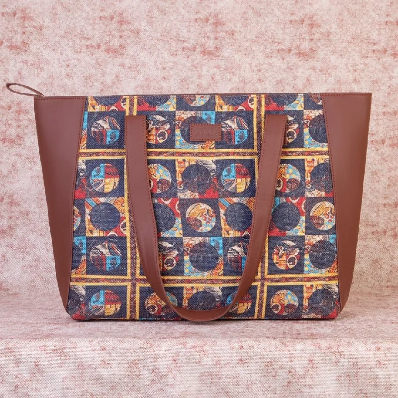 African Art Side Tote Bag