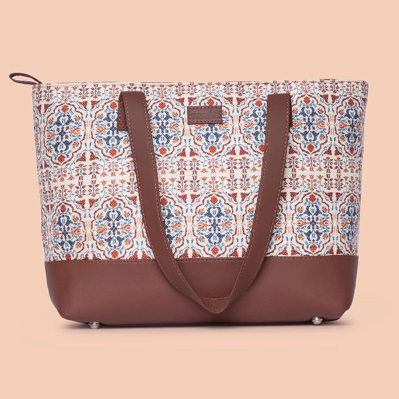 Durable And Cheap Bags Agra Florals Shoulder Tote Bag