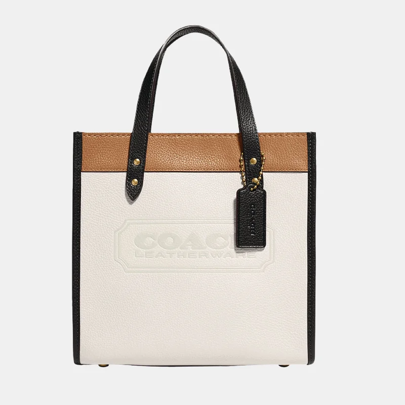 Coach Colour-Block Leather Field Tote Bag