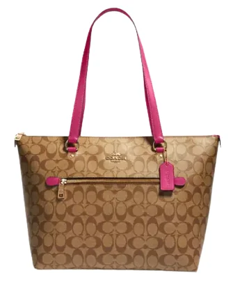 Luxurious But Budget-Friendly Bags Coach Gallery Tote In Signature Canvas