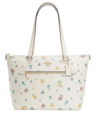 Coach Gallery Tote With Wild Meadow Print