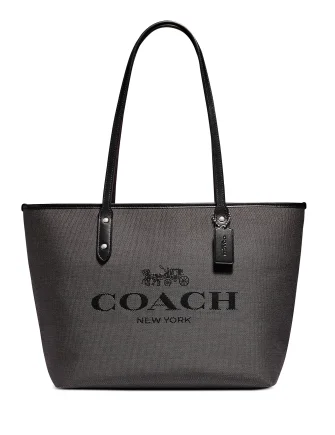 Coach Horse & Carriage Jacquard City Tote