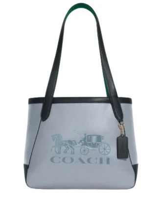 Coach Tote 27 In Colorblock With Horse And Carriage