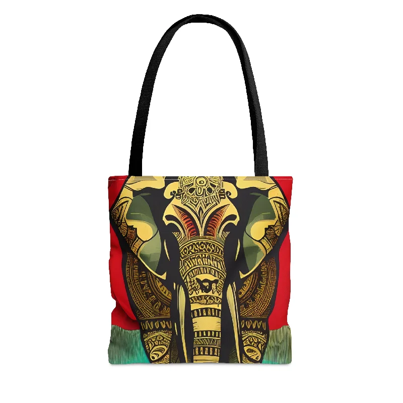 Colorful Elephant Tote