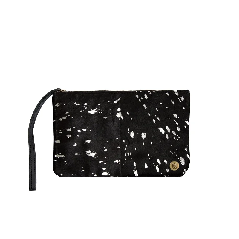 Luxury Bags For Working Professionals The Classic Clutch Bag (Silver and Black)