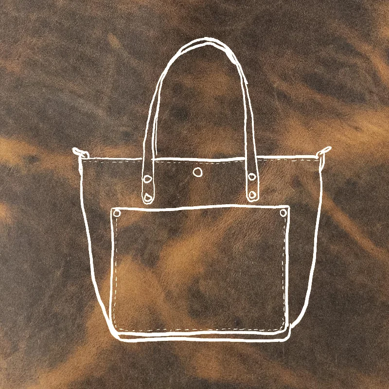 Seasonal Clearance Bags For Summer Crazy Horse Travel Tote