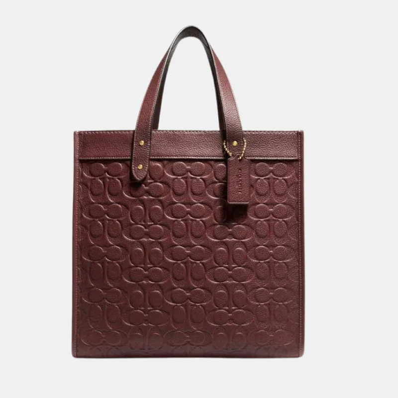 COACH FIELD TOTE IN SIGNATURE LEATHER