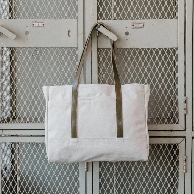Modern And Limited-Time Offer Bags Gaviota Canvas Tote - Natural/Olive