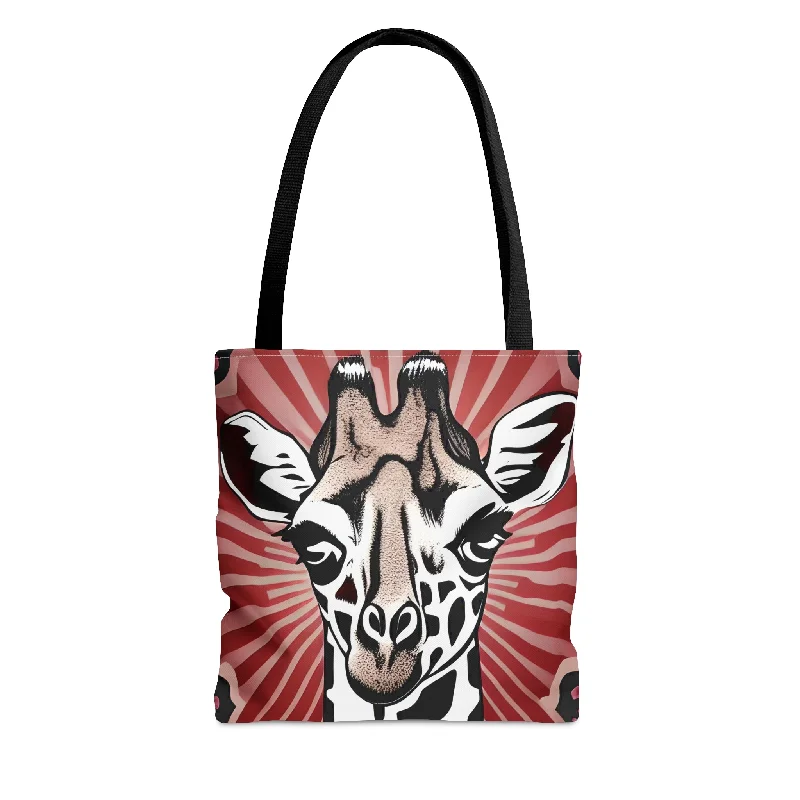 Giraffe Graffiti Tote