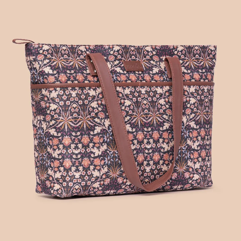 High-Quality Bags On Flash Sale Kashmir Blooms Tote Bag