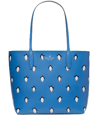 Kate Spade New York Arctic Friends Penguin Large Reversible Tote Bag