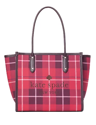 Kate Spade New York Ella Plaid Tote