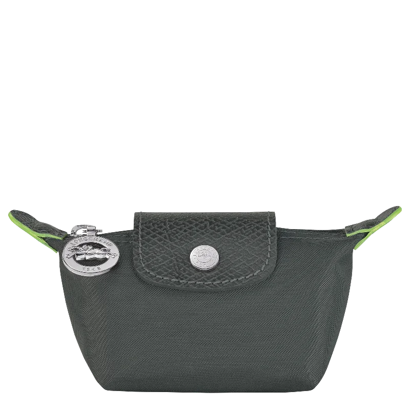 Longchamp Le Pliage Green Coin Purse Graphite