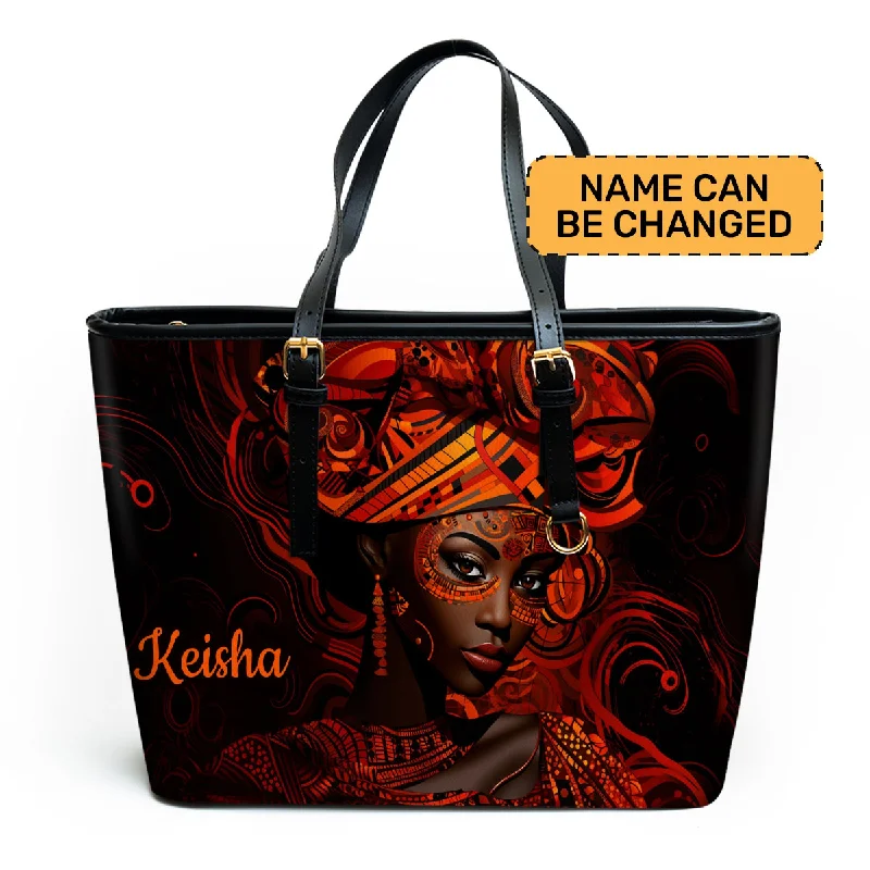 Bold Fashionistas Magic - Personalized Leather Totebag SB107