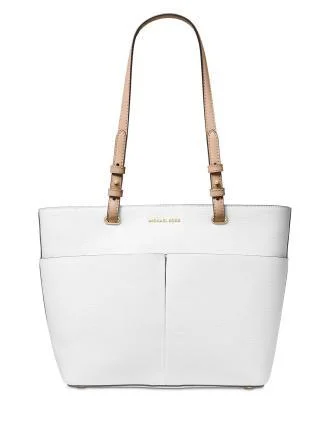 Romantic Valentine's Day Bags With Promotions Michael Michael Kors Bedford Pebble Leather Pocket Tote