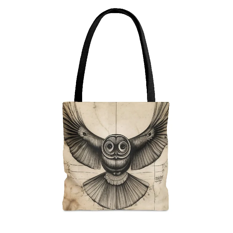 Owl Tote Da Vinci Inspired