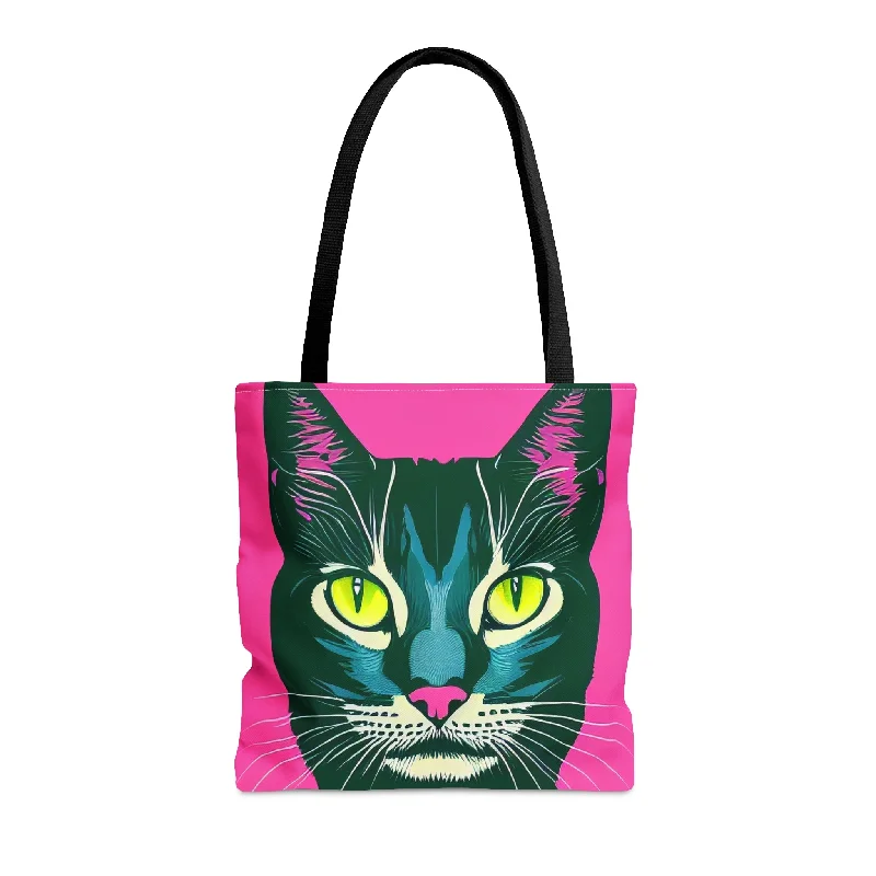 Anti-Theft And Budget-Friendly Bags Preppy Tabby Cat Tote
