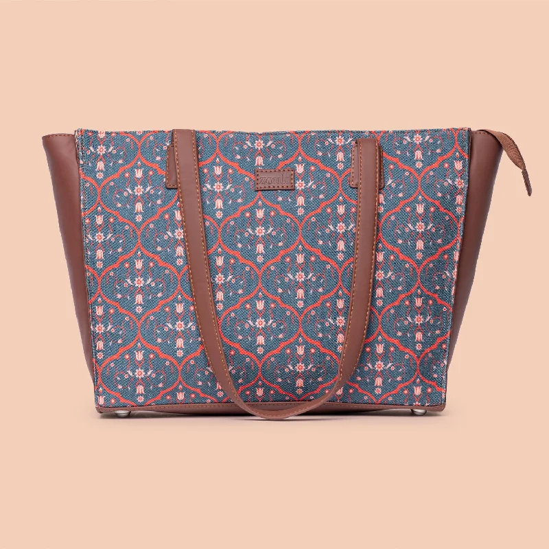 Affordable Handbags Sheesh Mahal Jaali Motif Office Tote Bag