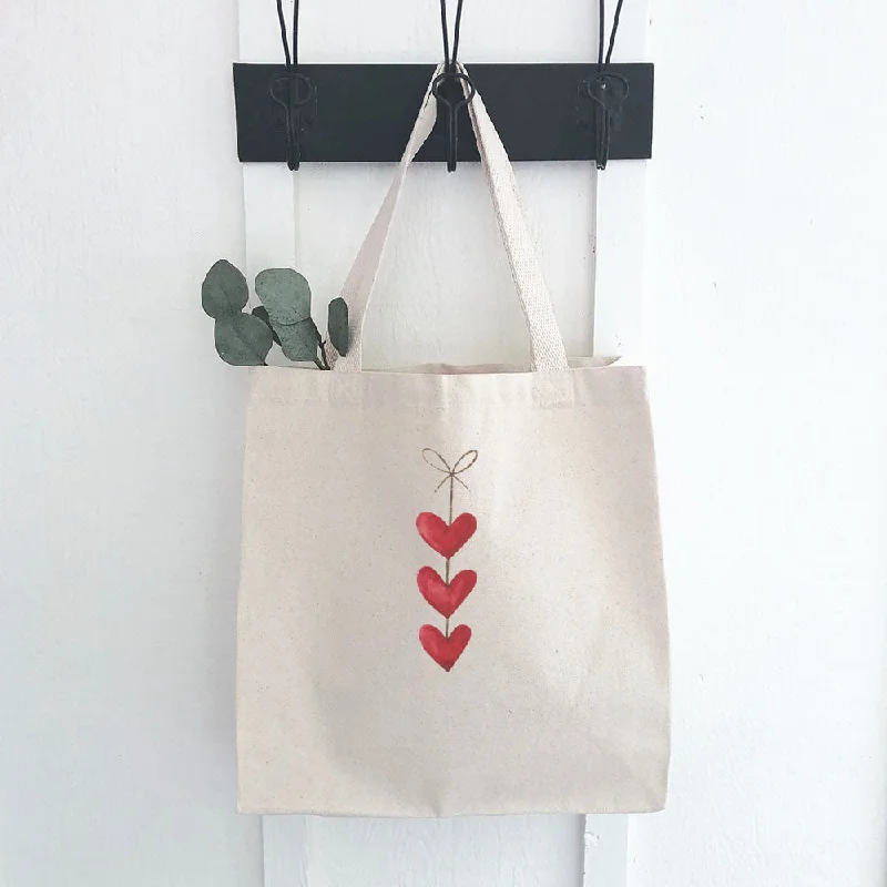 Evening Events String of Hearts - Canvas Tote Bag