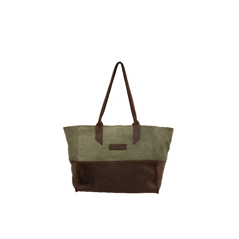 Suede Faith Tote